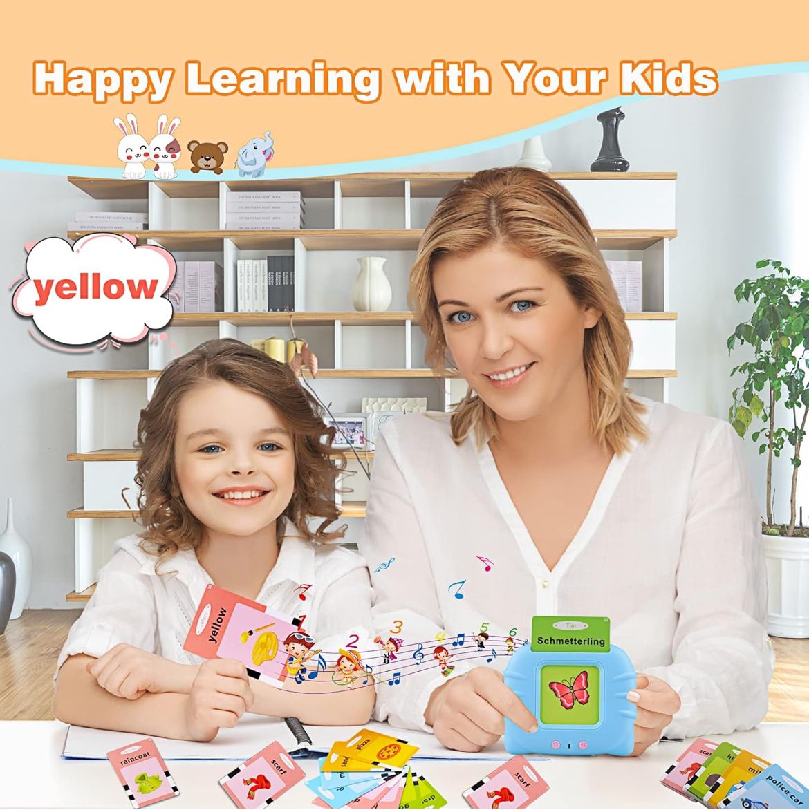 Talking Flash Cards Learning Toy For 1 - 6 Years Old